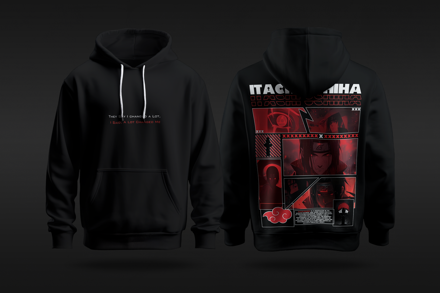 The "Changed" Hoodie – Itachi Uchiha Edition